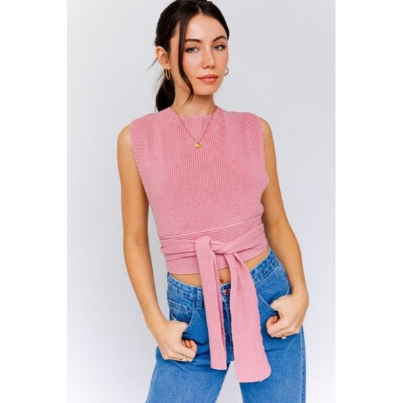 LE LIS MULTI TIE / CONVERTIBLE SWEATER TANK - Picture 7 of 11